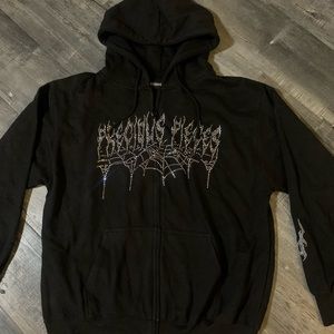 Precious pieces Bedazzled hoodie